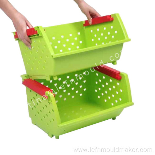 Customized Plastic Display Vegetable Rack Mould